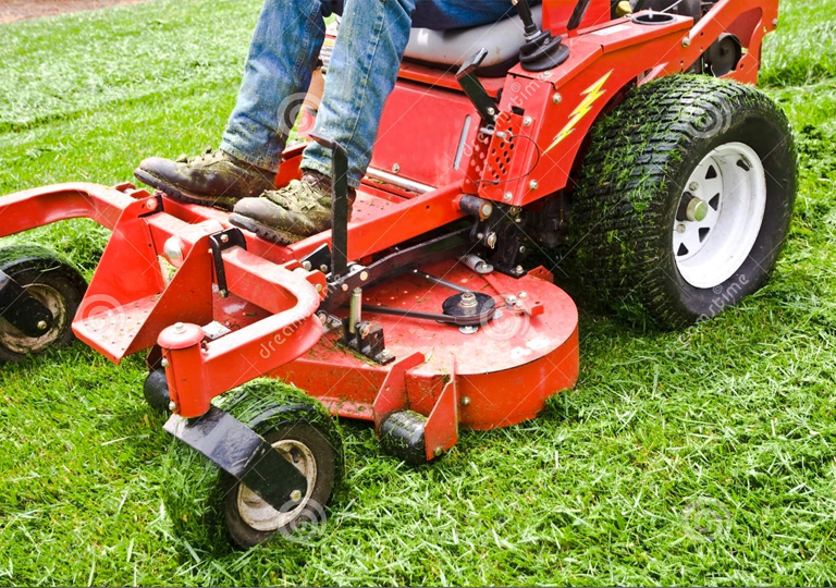 Patch of Heaven in Jackson, MS Lawn care services with lawn mower